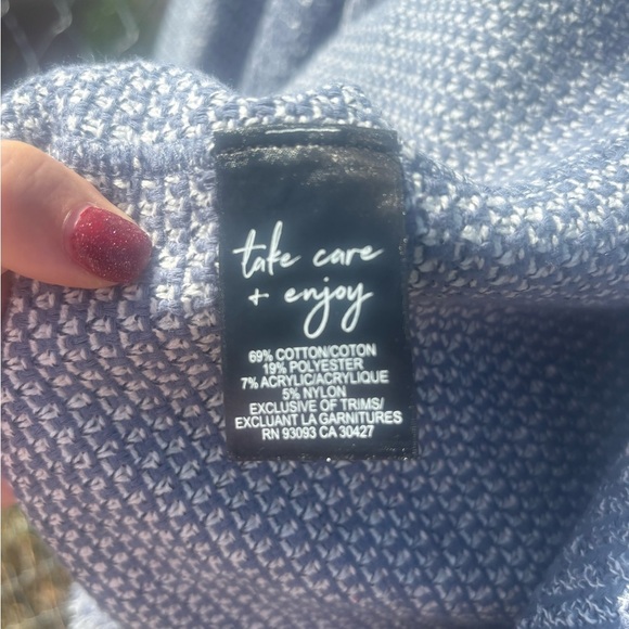 NWT NIC+ZOE FRINGE MIX KNIT POCKET JACKET - Picture 6 of 7